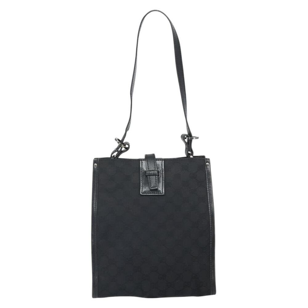 Gucci GG Canvas Shoulder Bag Black